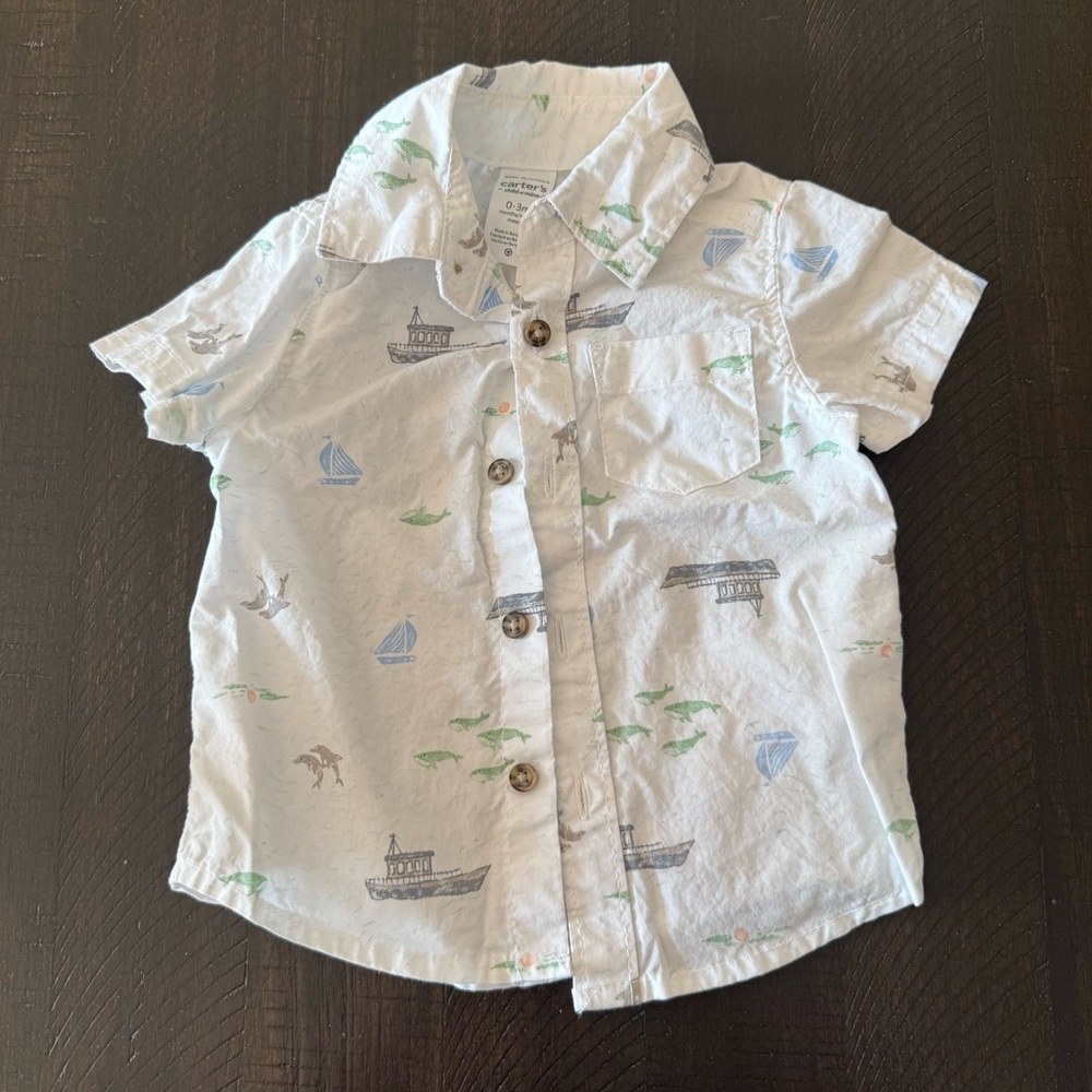 Carters Button Up Top